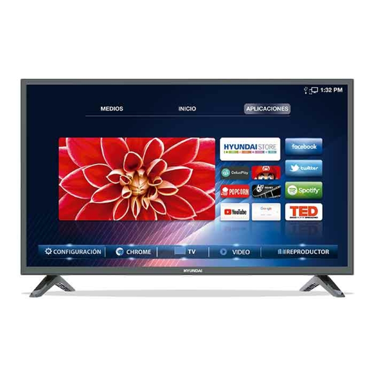 TV HYUNDAI 55" Pulgadas 139 cm 5518 -LED FuLL HD Plano Smart TV