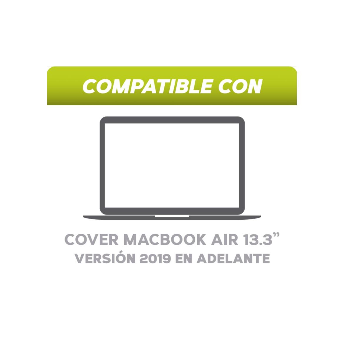Cover Protector para MacBook Air 13.3" Gris Lavanda