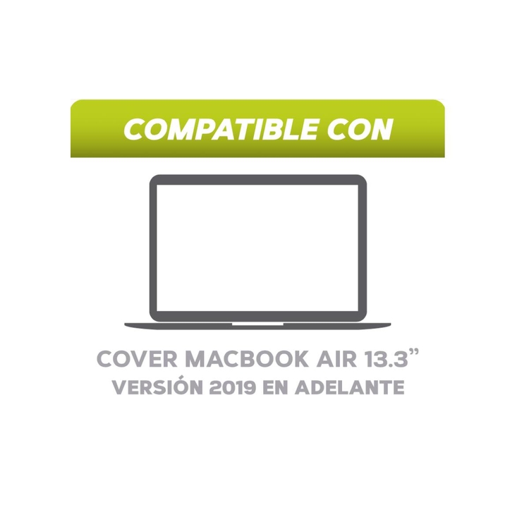 Cover Protector para MacBook Air 13.3" Gris Lavanda