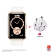 Bundle Reloj HUAWEI Watch Fit Elegant Blanco + Audífonos Bluetooth AM61 - 