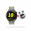 Combo Reloj HUAWEI GT Runner Gris|Amarillo + Audífonos Freebuds 4i - 