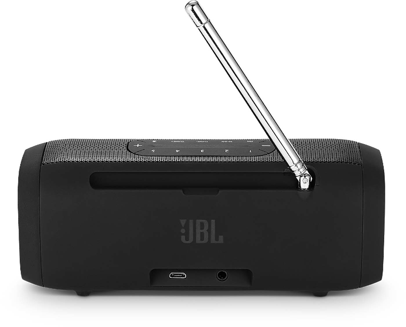 Combo Parlante Radio FM JBL + Obsequio Audífonos Alámbricos JBL T450