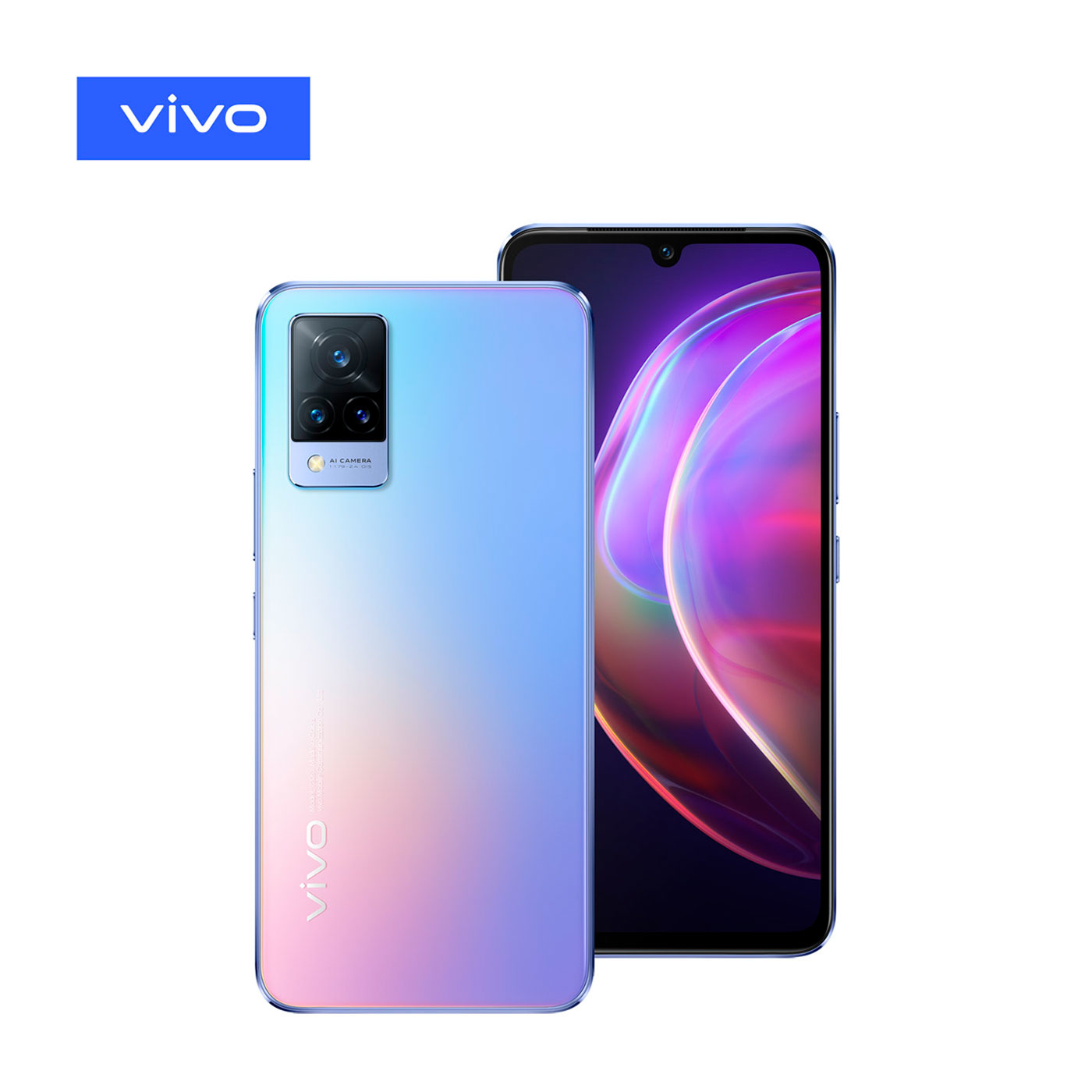 Celular VIVO V21 8GB+128GB Azul con Obsequio