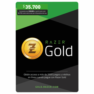 Pin Virtual Razerd Gold $35.700