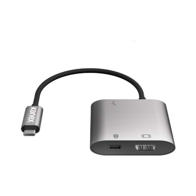 Adaptador KANEX USB-C a Multimedia HDMI/USB/USB-C