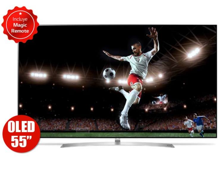 TV LG 55" Pulgadas 139 cm OLED55B7 4K-UHD OLED Plano Smart TV