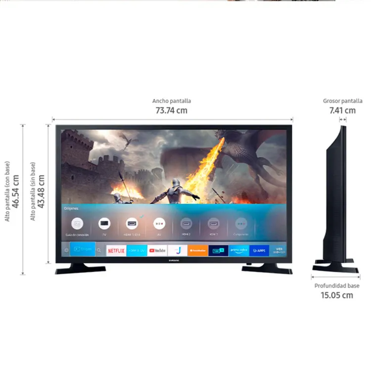 TV SAMSUNG 32" Pulgadas 81 cm 32T4300 HD LED Smart TV