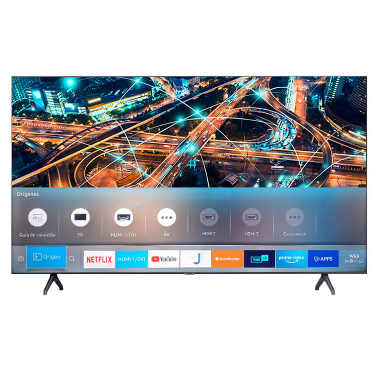 Combo TV SAMSUNG 55" Pulgadas 132 cm 55TU6900 4K-UHD LED Smart TV + Barra de sonido HW-T400