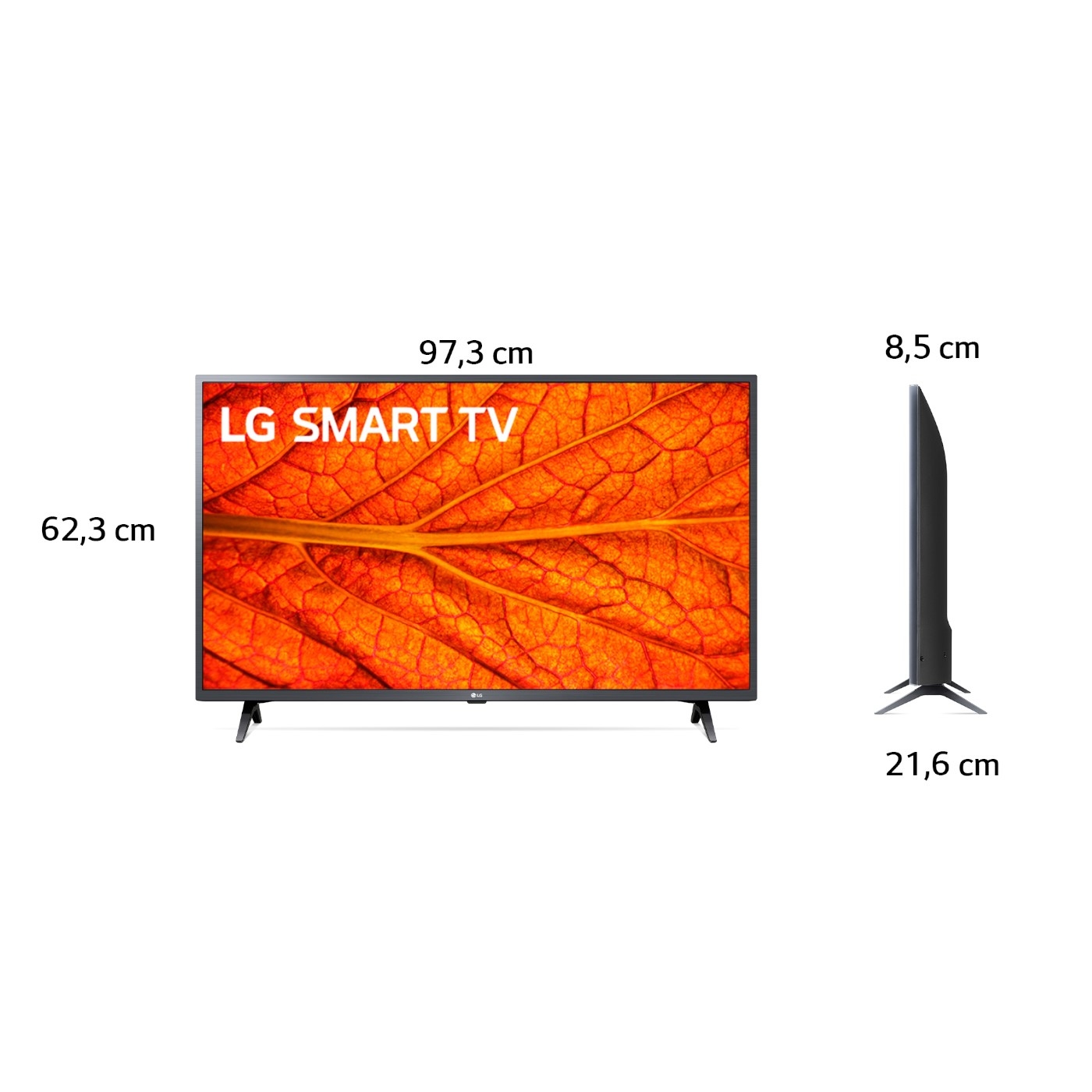 TV LG 43" Pulgadas 108 cm 43LM6370PDB FHD LED Smart TV