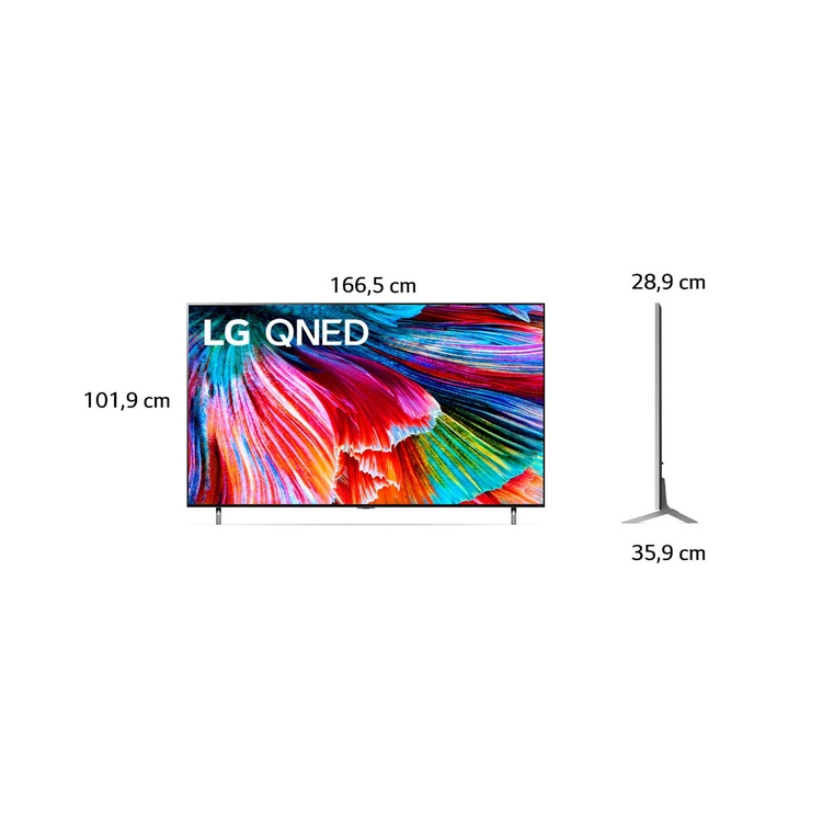 TV LG 75" Pulgadas 189 cm 75QNED99SPA 8K MINI LED Smart TV