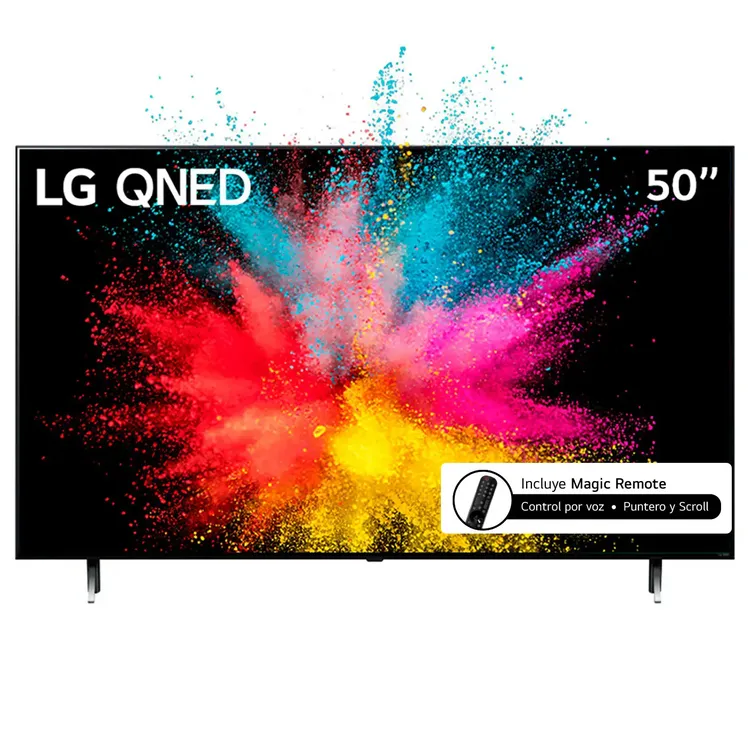 TV LG 50" Pulgadas 126 Cm 50QNED75SRA 4K-UHD QNED Smart TV