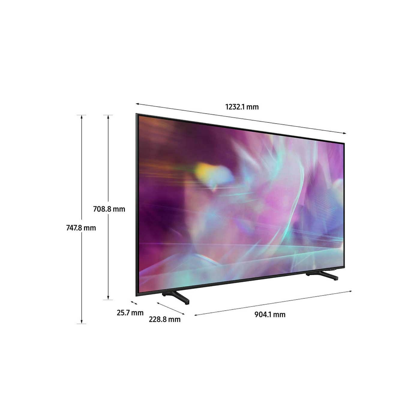 TV SAMSUNG 55" Pulgadas 139.7 cm 55Q60AA 4K-UHD QLED Smart TV
