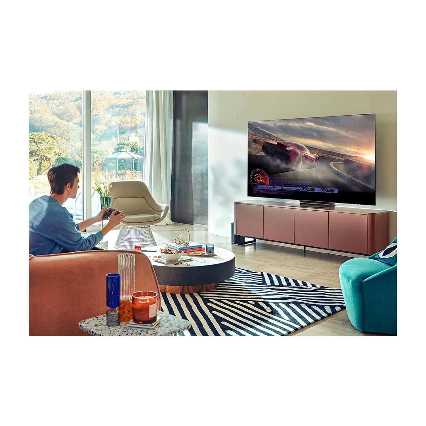 TV SAMSUNG 65" Pulgadas 165.1 cm QN65QN90AA 4K-UHD NEO QLED MINI LED Smart TV