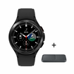 Reloj SAMSUNG Galaxy Watch 4 Classic de 46 mm Negro + Cargador Dual Inalámbrico 15W - 