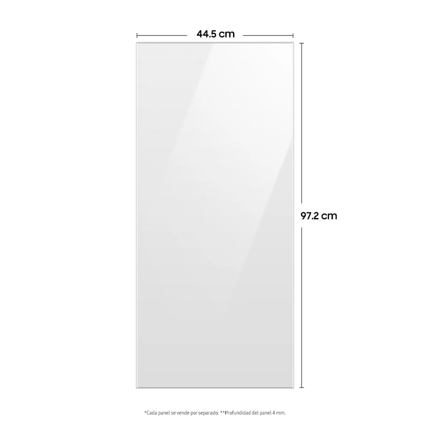 Panel Samsung superior BESPOKE FRENCH DOOR Blanco