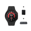 Reloj SAMSUNG Galaxy Watch 5 Pro de 45 mm Negro + Cargador Inalámbrico + Adaptador Corriente 65W - 
