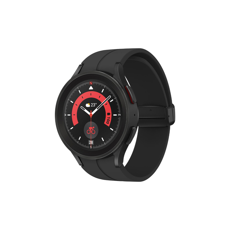 Reloj SAMSUNG Galaxy Watch 5 Pro de 45 mm Negro + Cargador Inalámbrico + Adaptador Corriente 65W