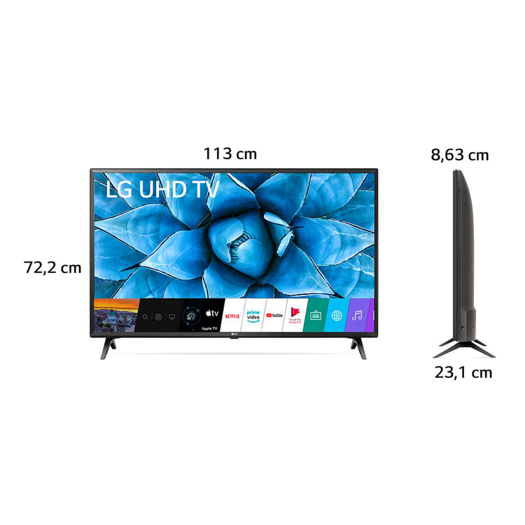 TV LG 50" Pulgadas 126 cm 50UN7300 4K-UHD LED Smart TV