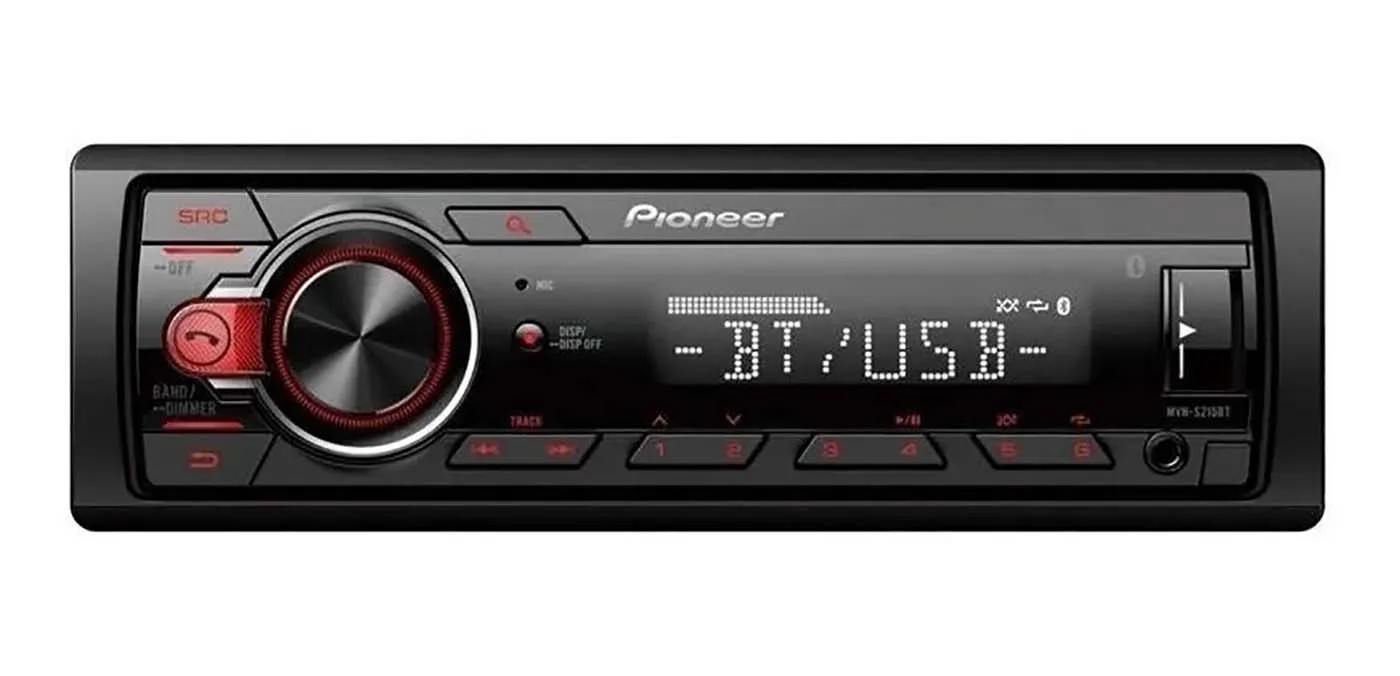 Combo Parlantes + Radio Car Audio PIONEER MXT-S216BT Negro