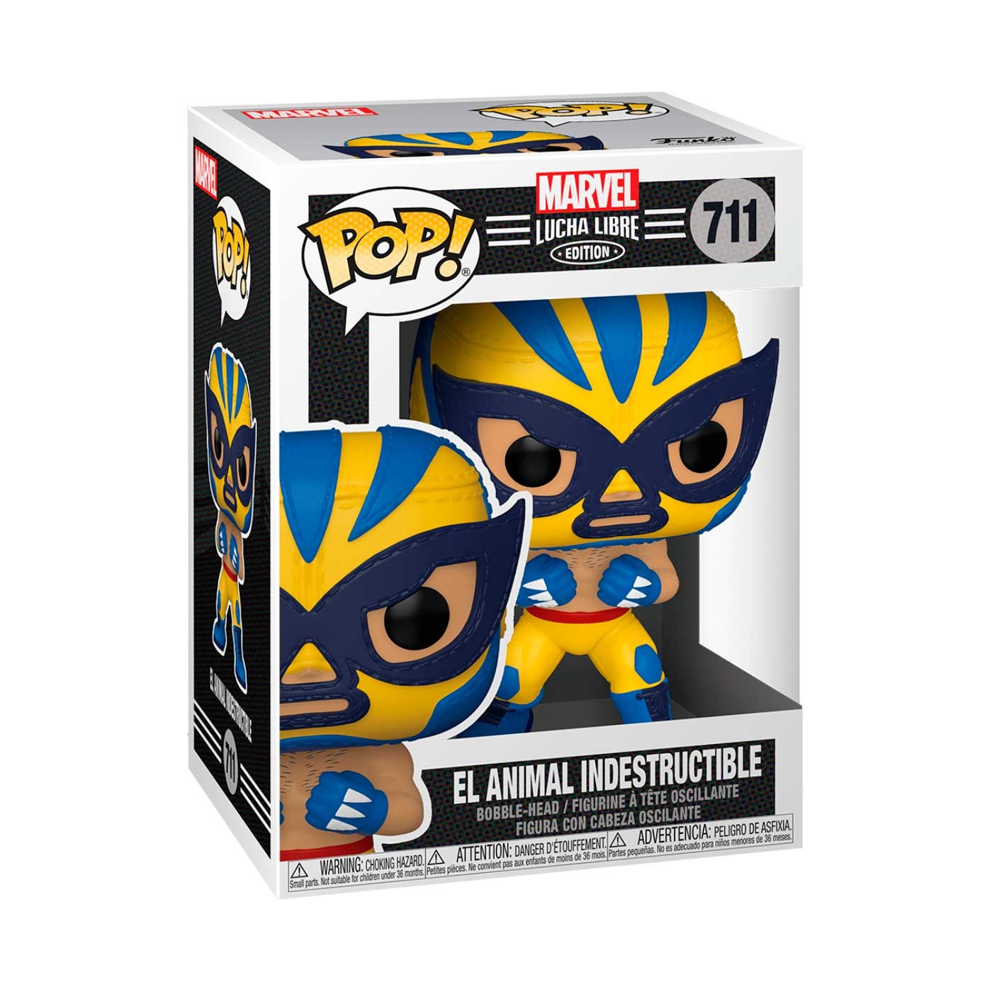 Funko POP Marvel Luchadores Wolverine Animal Indestructible