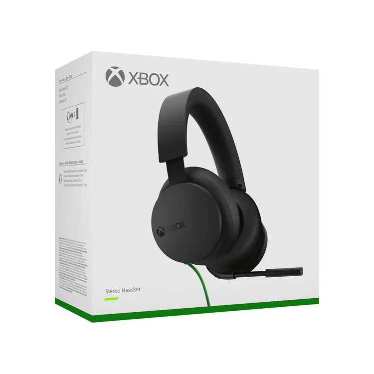 Audífonos de Diadema XBOX Alámbricos Over Ear Xbox One|Series X|S Estéreo Negro